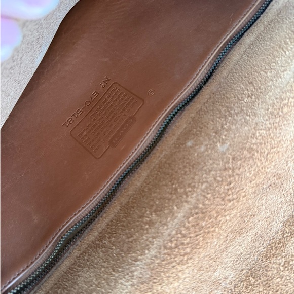 Coach Brown Leather Messenger Bag - Picture 5 of 10